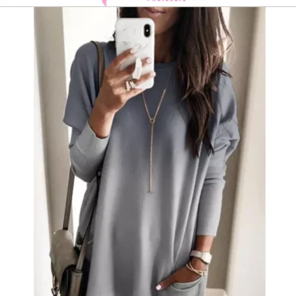 S  left🖤🤍New boutique ombre tunic - Picture 3 of 10